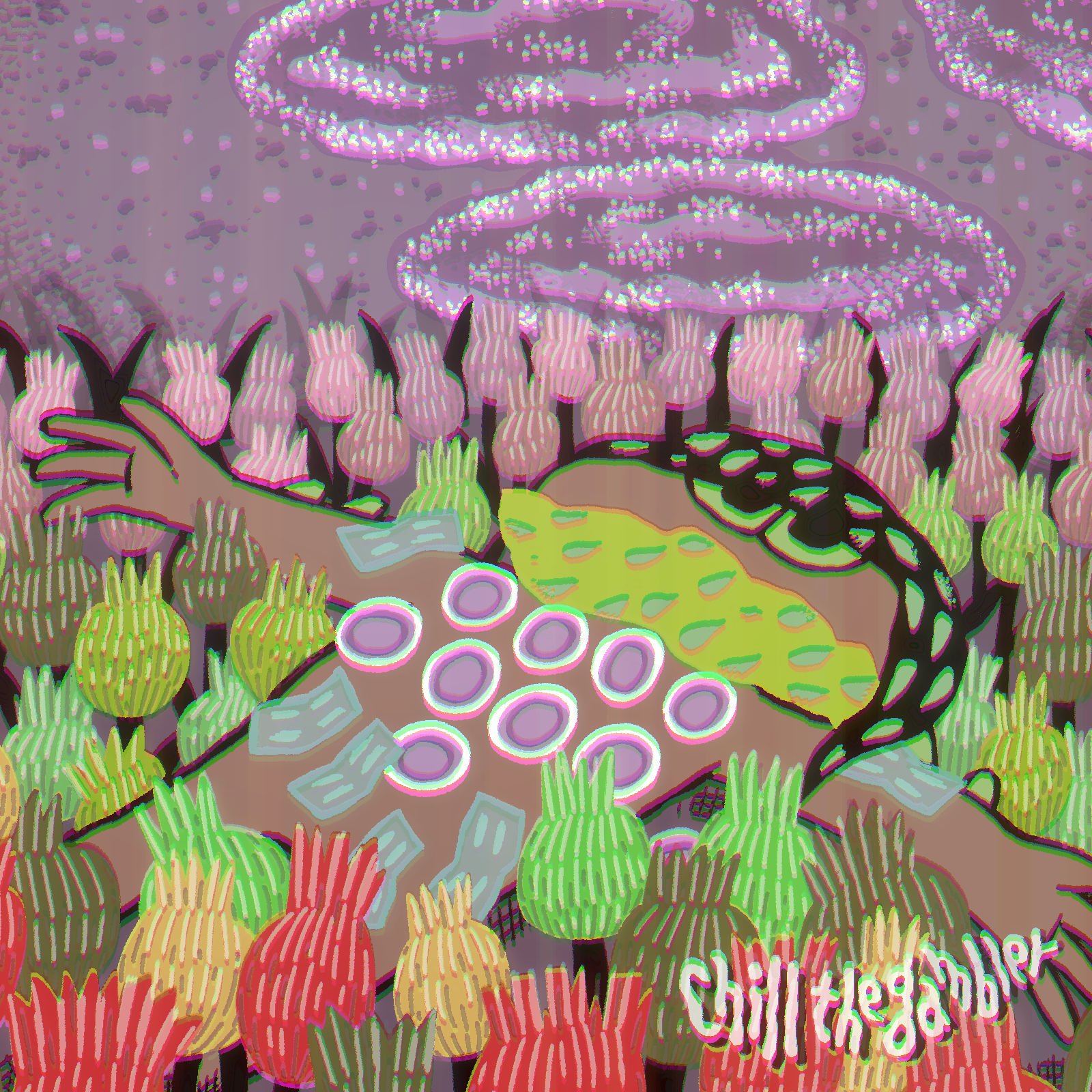 Tulip garden / chill the gambler：written by かなふぁん：produced by 谷口雄, 笹倉慎介：recorded by 笹倉慎介：artwork by 香山哲