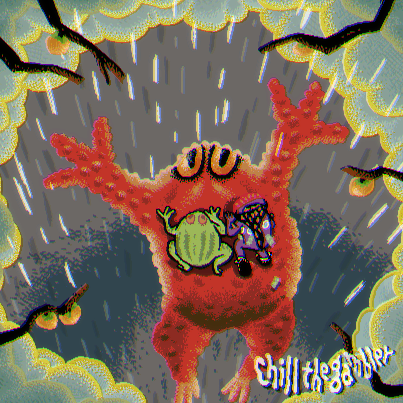 Raincaller frog / chill the gambler：written by かなふぁん：produced by 谷口雄, 笹倉慎介：recorded by 笹倉慎介：artwork by 香山哲