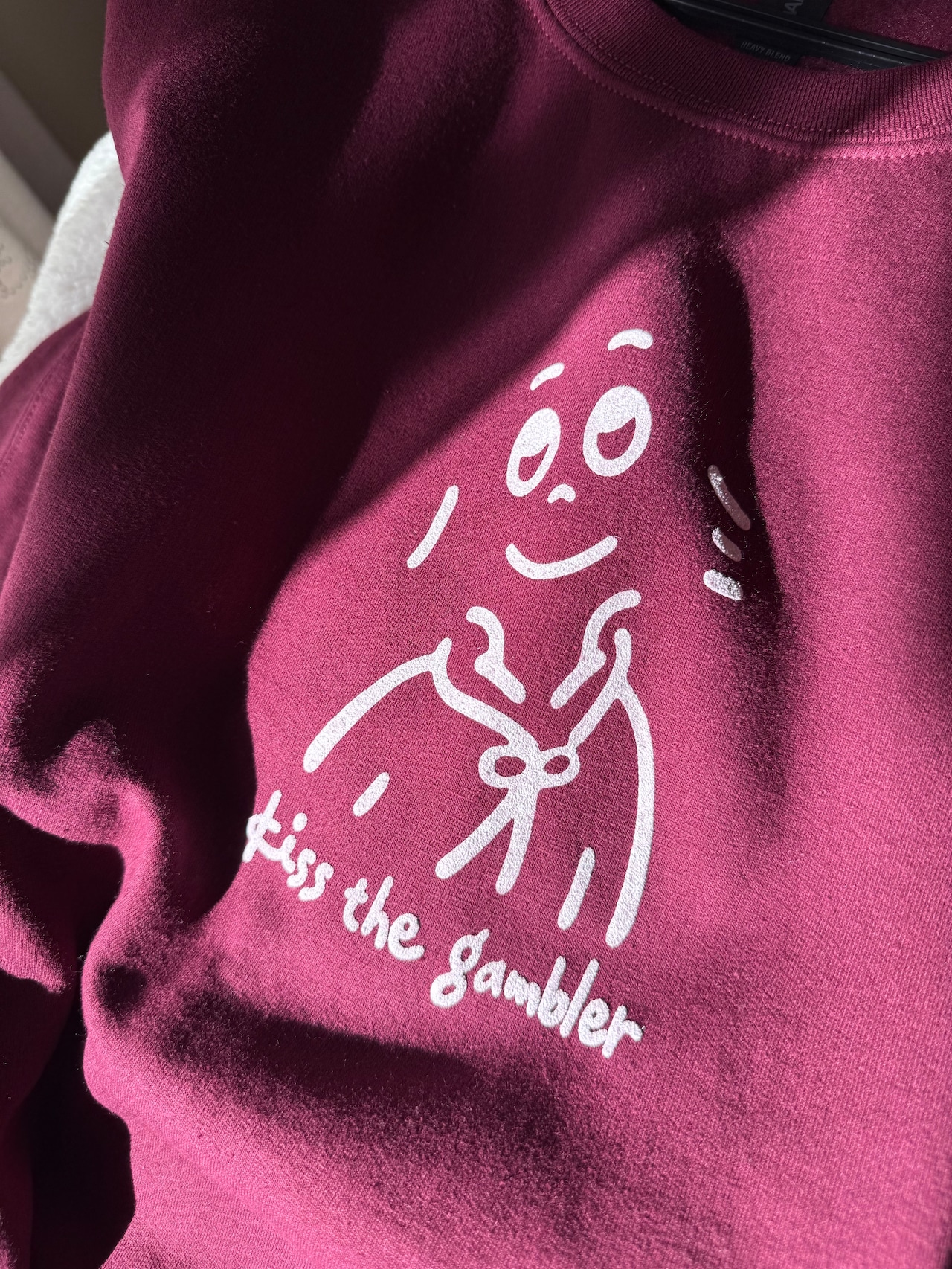 kiss the gambler ぷくロゴトレーナー